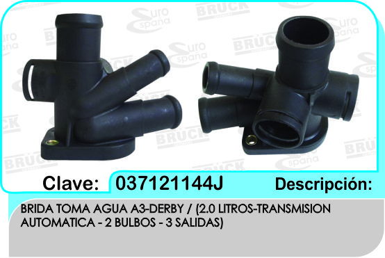 TOMA AGUA VW A3 DERBY