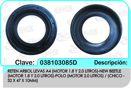 RETEN CIGUEÑAL VW A4 1.8 2.0 BETTLE