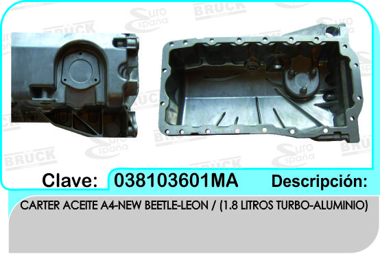 CARTER ACEITE VW A4 1.8 TURBO