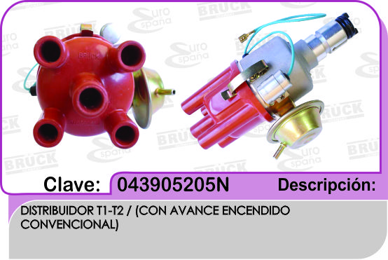DISTRIBUIDOR VW A1 A2 CARIBE ATLANTIC SEDAN AVANCE