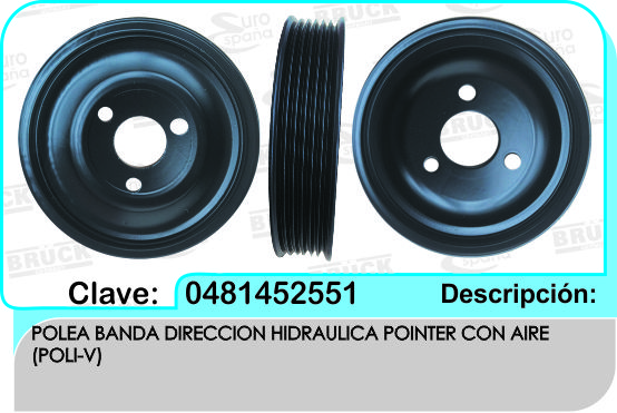 POLEA DH VW POINTER A/A