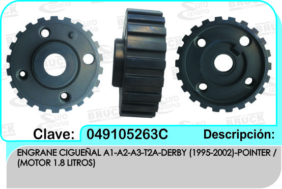 ENGRANE CIGUEÑAL VW A1 A2 A3 DERBY