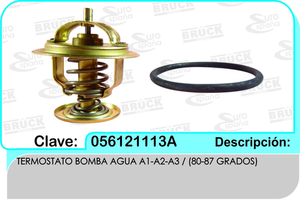 TERMOSTATO VW JETTA GOLF A1 A2 A3