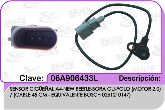 SENSOR CIGUEÑAL VW JETTA A4 2.0 LARGO