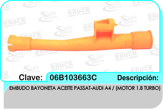 EMBUDO BAYONETA VW PASSAT 1.8