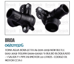 TOMA AGUA VW BORA