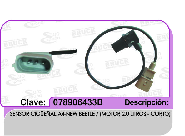 SENSOR CIGUEÑAL VW JETTA A4 2.0 CORTO