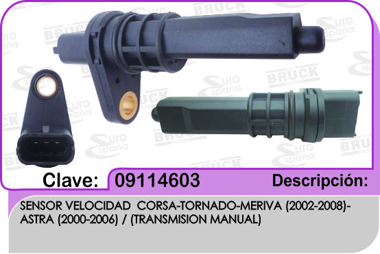 SENSOR VELOCIDAD CV CORSA TORNADO MERIVA 02-08