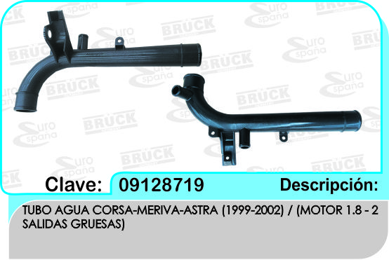 TUBO AGUA CV CORSA