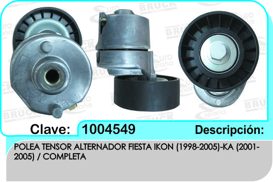 POLEA TENSORA ALTERNADOR FD FIESTA 98-05 KA 01-05