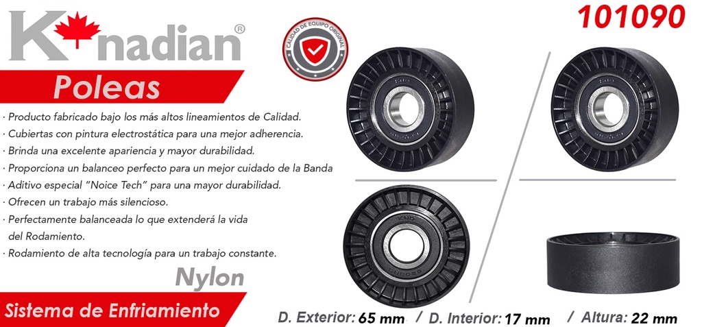 POLEA ALTERNADOR VW BORA