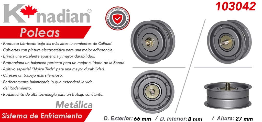POLEA ALTERNADOR CV CORSA C/CEJA