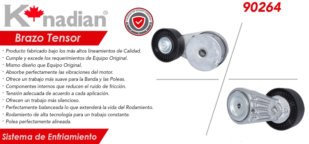 POLEA TENSORA ALTERNADOR CV CAVALIER