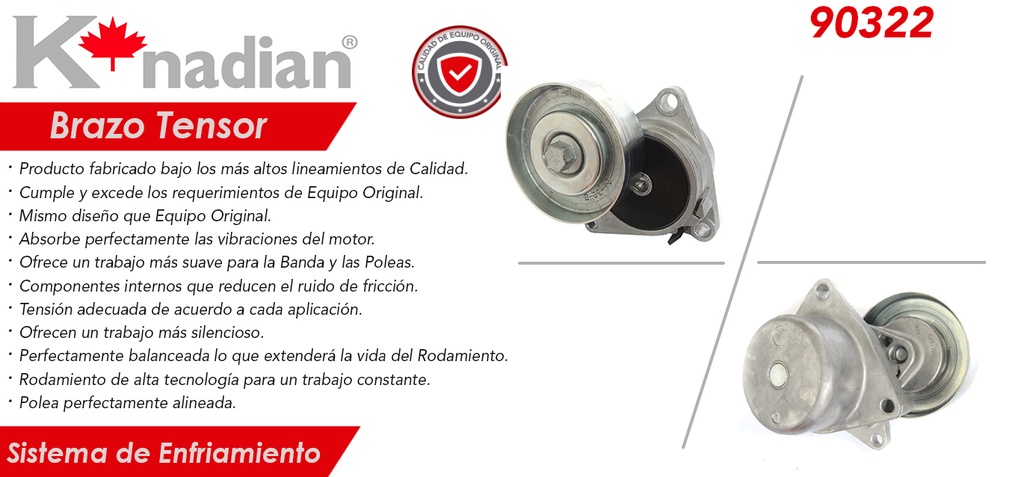 POLEA TENSORA ALTERNADOR NS X-TRAIL ALTIMA SENTRA ROGUE 2.5