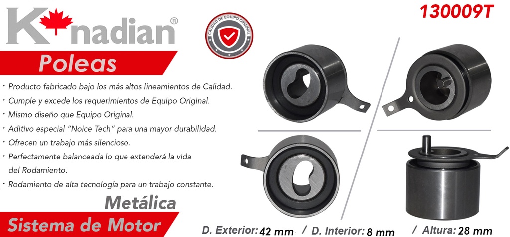 POLEA TENSORA DISTRIBUCION CV MATIZ