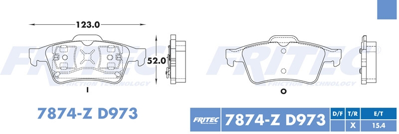 BALATA TRASERO CV VECTRA 4L 2.2 2007-2008
