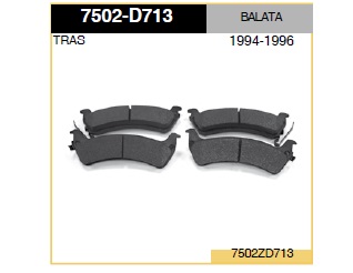 BALATA TRASERO DG GRAND CHEROKEE 1995-1997