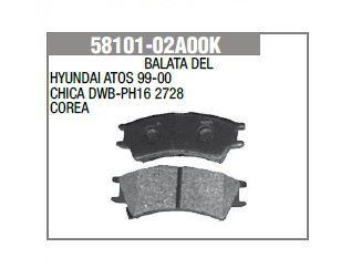 BALATA DEL ATOS 99-00