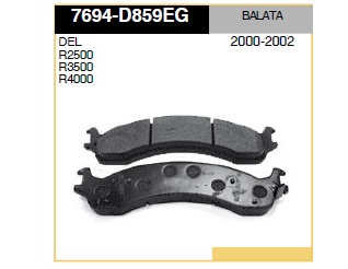 BALATA DELANTERO DG RAM 2500/3500/4000/  00-02