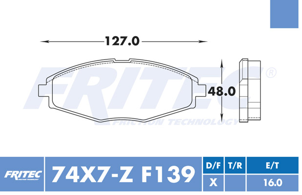 BALATA DELANTERO CV MATIZ 04-