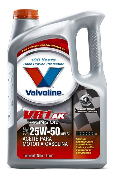 ACEITE MOTOR GASOLINA MULTIGRADO 25W50 5LTS