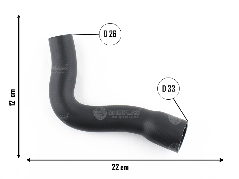 MANGUERA RADIADOR NS MARCH VERSA SUP 7764-CAU CH-180111