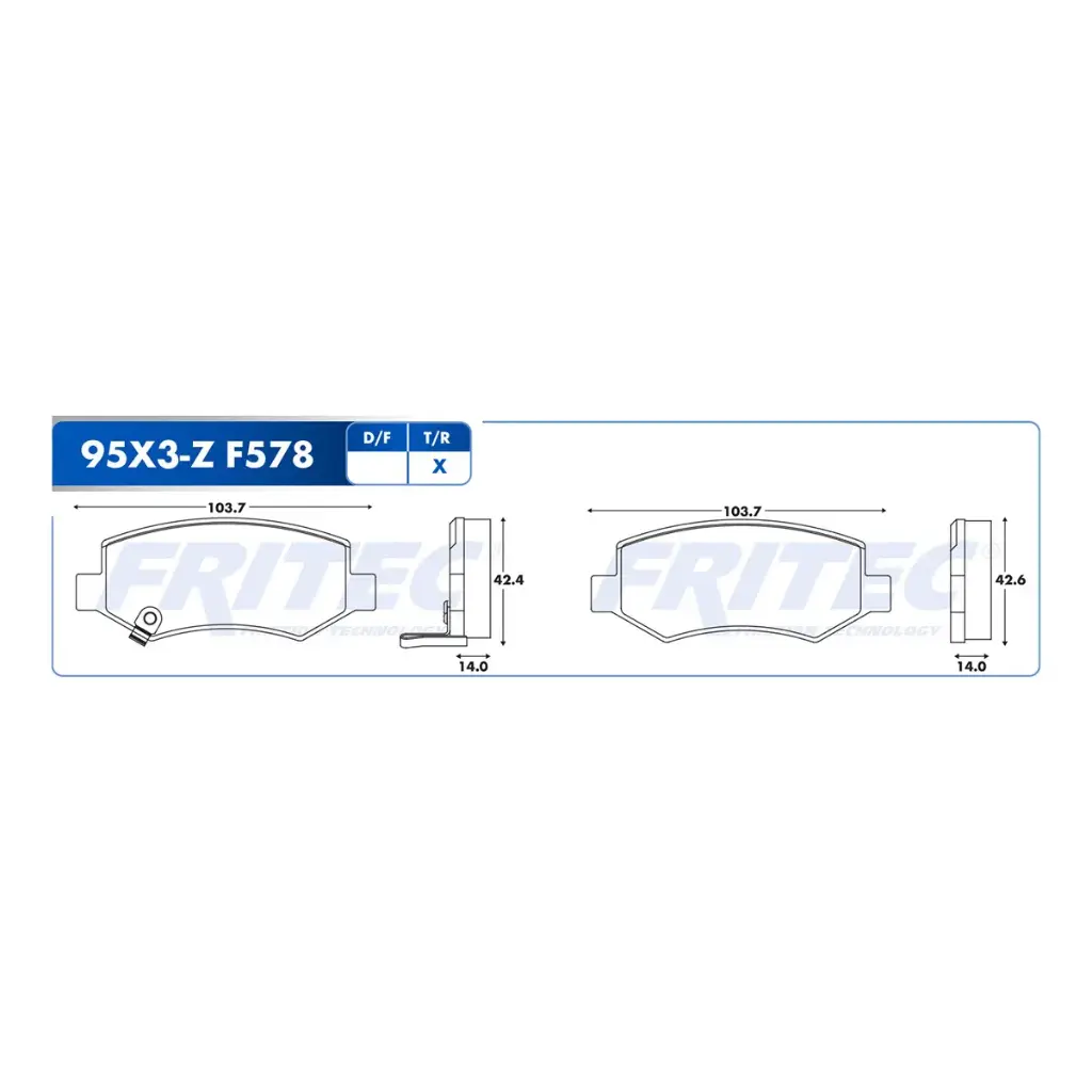 BALATA TRASERO CV AVEO 24- CAPTIVA 20-