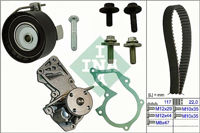 KIT DISTRIBUCION FD FIESTA FIGO C/BOMBA