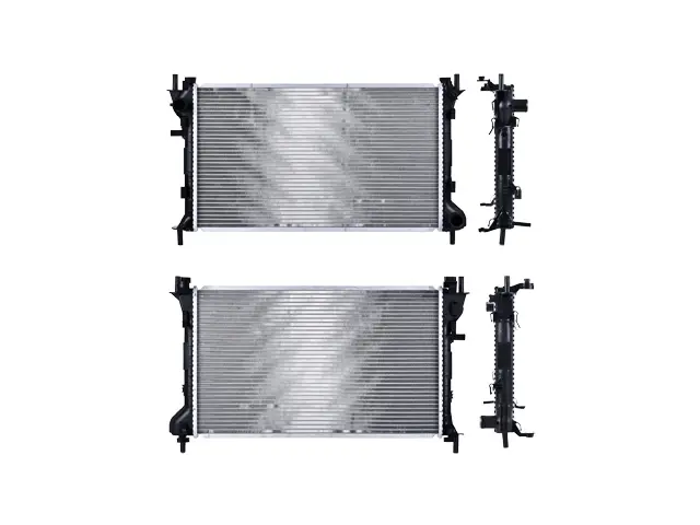 RADIADOR FD FOCUS 00-07 L4 2.0/2.3 LTS C/S AA AUT/STD 23 5/8X14 1/7X23MM ALUM MEC POLAR