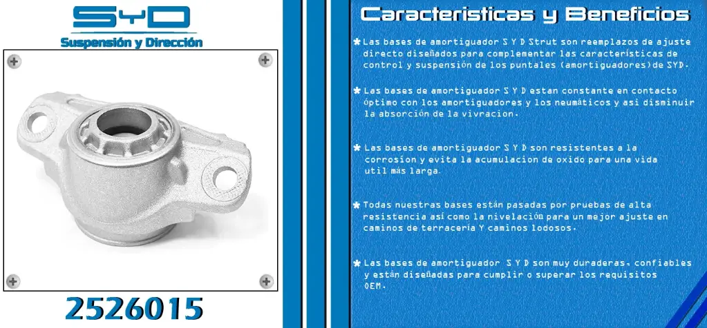 BASE AMORTIGUADOR 