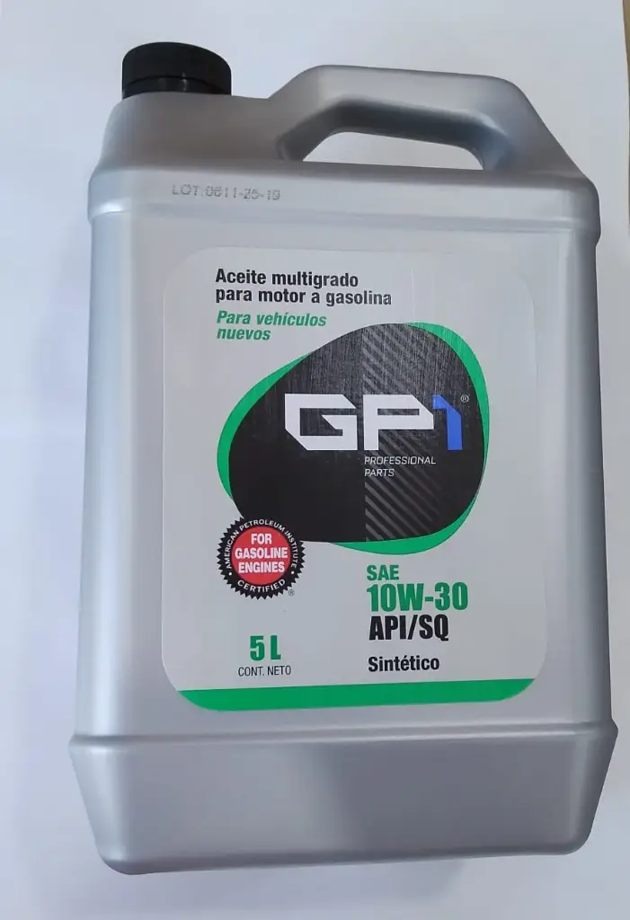 ACEITE MOTOR GASOLINA MULTIGRADO 10W30 5LTS  