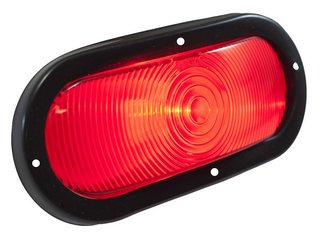 PLAFON OVALADO ROJO