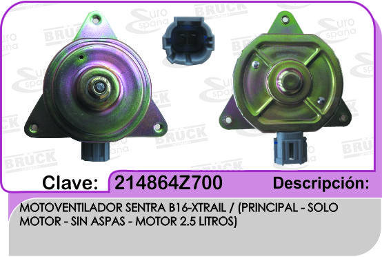 MOTOVENTILADOR NS SENTRA B16 XTRAIL