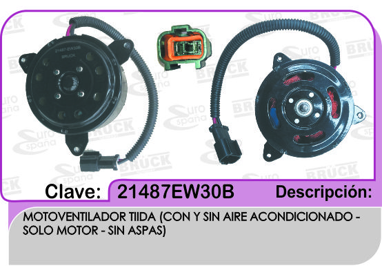MOTOVENTILADOR NS TIIDA CON Y SIN AIRE