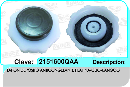 TAPON DEPOSITO ANTICONGELANTE NS PLATINA CLIO
