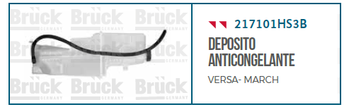 DEPOSITO ANTICONGELANTE NS MARCH VERSA