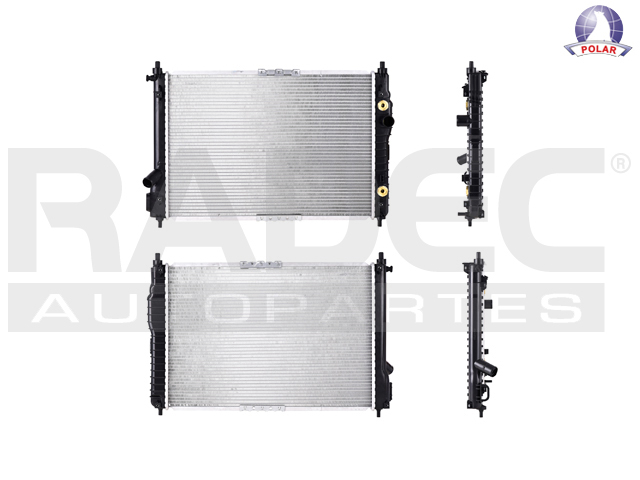 RADIADOR CV AVEO/PT G3 10-18 L4 1.6 LTS C/S AA AUT 23 5/8X16 1/2X16MM ALUM SOLD RA-2230