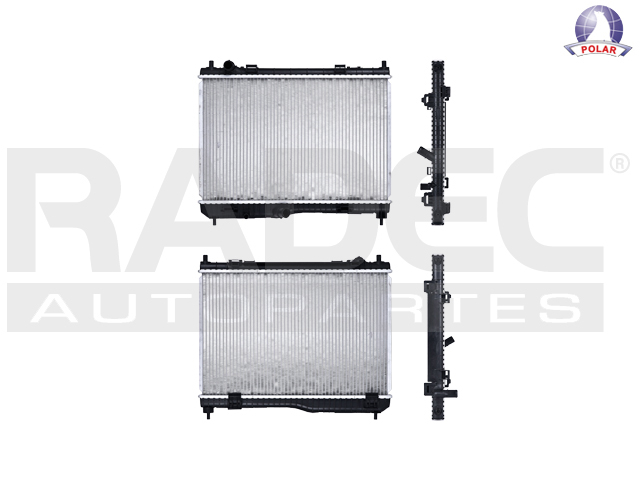 RADIADOR FD FIESTA 08-18 FIGO 16-18 ECOSPORT 13-16 RA-6169