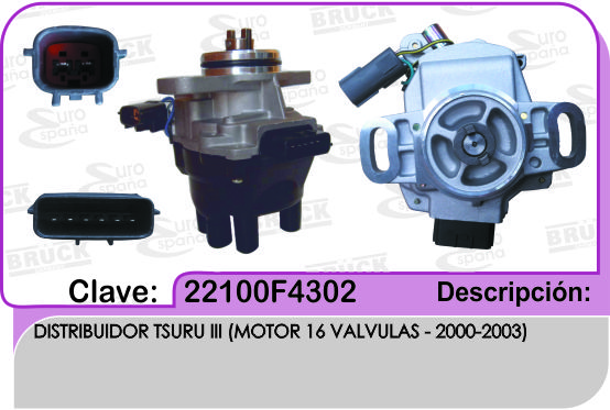 DISTRIBUIDOR NS TSURU III 16V 00-04