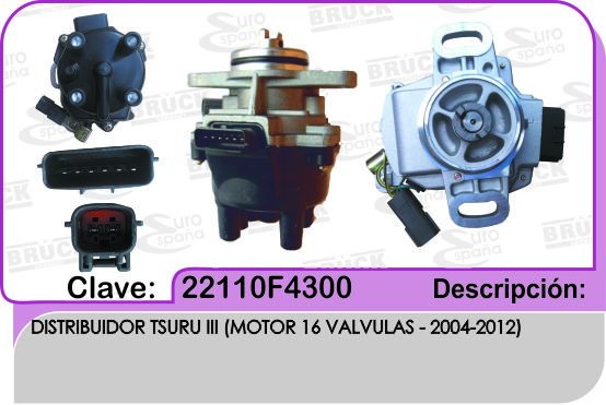 DISTRIBUIDOR NS TSURU III 16V 05-15