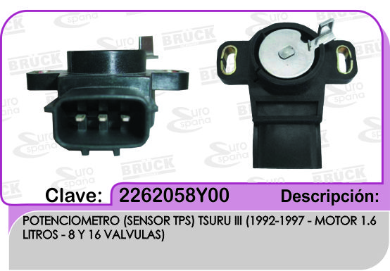 SENSOR TPS NS TSURU III D-21 05-15 14994-TOMCO