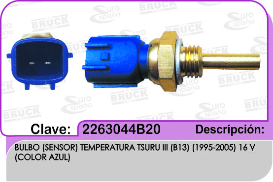 SENSOR TEMPERATURA NS TSURU III 16 V (AZUL)