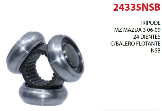 TRIPOIDE FD FOCUS 24 DIENTES   24335NSB-TW ECOSPORT 13-19 2