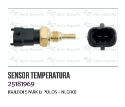 SENSOR TEMPERATURA CV SPARK 96476970-ACD