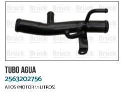 TUBO AGUA DG ATOS METAL