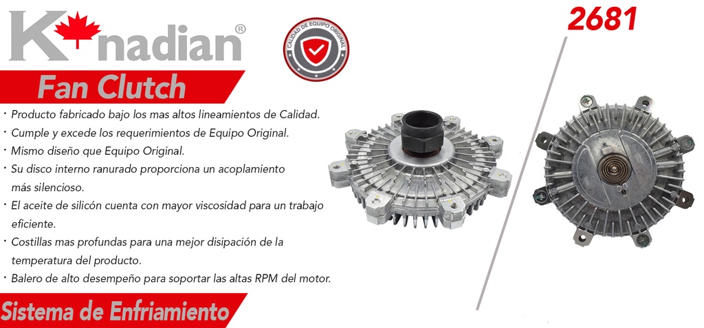FAN CLUTCH FD RANGER 2.3 00-06