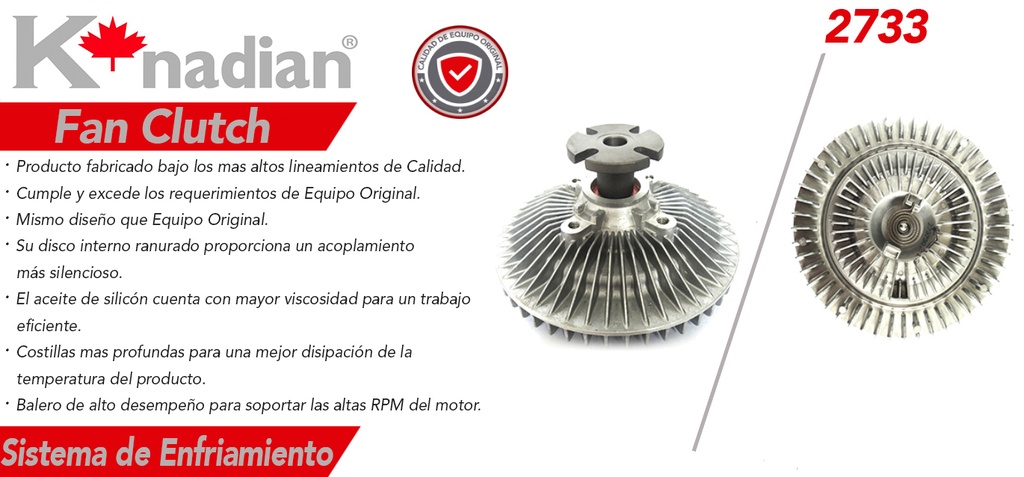 FAN CLUTCH FD F-250 V8 5.0