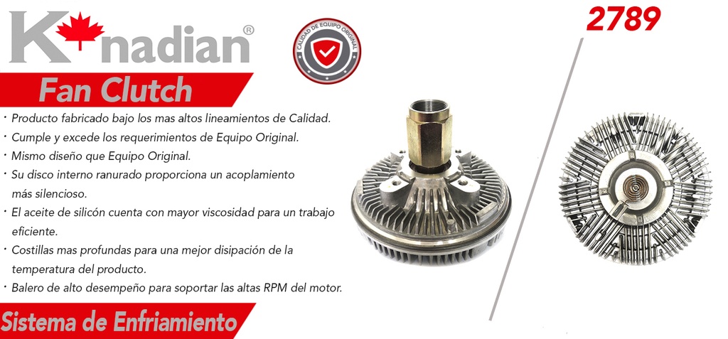 FAN CLUTCH FD F-150 6V