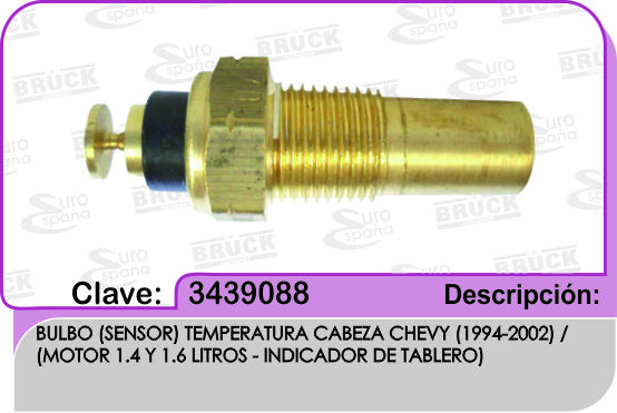 BULBO TEMPERATURA CV CHEVY CABEZA 94-99