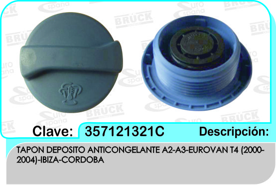 TAPON DEPOSITO ANTICONGELANTE VW POINTER A2 A3